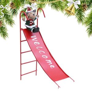 Electric Climbing Santa Doll with Music Decor