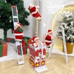 Electric Music Santa Claus Climbing Beads Decoration