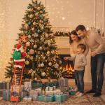 Musical Santa Doll Electric Climbing Ladder Decoration