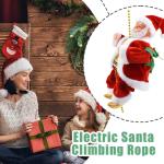 Battery-Operated Climbing Santa Christmas Decor
