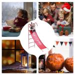 Electric Climbing Santa Doll with Music Decor