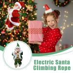 Battery-Operated Climbing Santa Christmas Decor