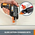 Worx 4V Cordless Rechargeable Screwdriver Set