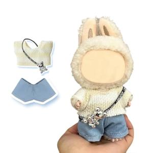 Cute Doll Clothes Set with Sweater and Jeans