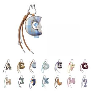 Cute Monsters Letter Pendant Keychain for Backpacks