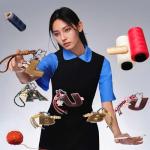 Cute Monsters Letter Pendant Keychain for Backpacks