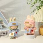 LABUBU Doll 3-Piece Crochet Outfit Set - Pink