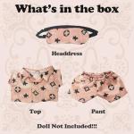 Labubu Doll Cozy Night Pajama Set - 3 Pieces