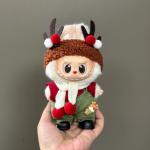 Cute Santa Outfit Set for Dolls with Accessories