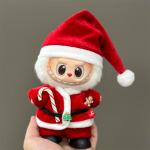 15-17CM Doll Clothes Christmas Hat & Scarf Set