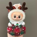 15-17CM Doll Clothes Christmas Hat & Scarf Set