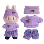 Adorable Sweater Set for Labubu Doll 17cm