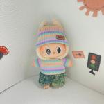 6.7" Labubu Doll Clothes Set: Hat & Outfit
