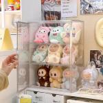 Transparent Acrylic Storage Box for Dolls and Figures