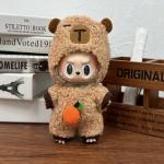 Cute Overalls Skirt Set for 17cm Labubu Dolls