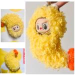 Cute Handmade Doll Pendant - Tempura Cat Design