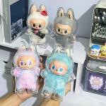 Clear Protective Case for Labubu Figure Storage