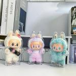 Clear Protective Case for Labubu Figure Storage