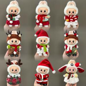 Cute Plush Santa Dress for Dolls - Holiday Set