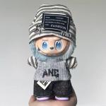 Korean Grey Star Hat for Bubu Dolls
