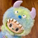 Cute Labubu Doll Strawberry Sweater Outfit