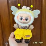 Cute Labubu Doll Strawberry Sweater Outfit