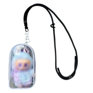 Labubu Clear Crossbody Bag - Stylish & Lightweight