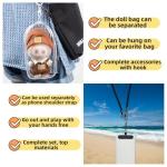 Labubu Clear Crossbody Bag - Stylish & Lightweight