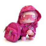 Adorable Hot Pink Windbreaker Outfit for Dolls