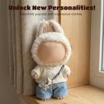 Cute Doll Clothes Set with Sweater and Jeans