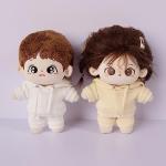 Soft Plush Doll Sportswear Hoodie and Pants Set