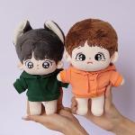 Soft Plush Doll Sportswear Hoodie and Pants Set