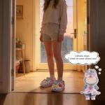 Cute Purple Clogs for 4-7" Dolls