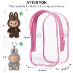 Labubu Plush Doll Clear Crossbody Bag for Events