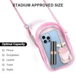 Labubu Plush Doll Clear Crossbody Bag for Events