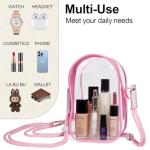 Labubu Plush Doll Clear Crossbody Bag for Events