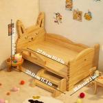 Wooden Labubu Doll Bed Set with Accessories