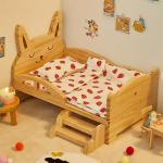 Wooden Labubu Doll Bed Set with Accessories