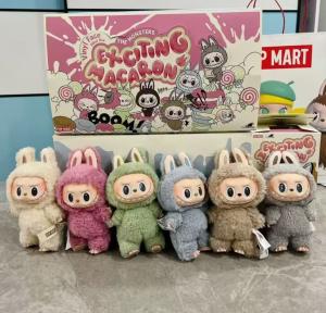 Labubu Macaron Series Plush Monsters Figure Dolls