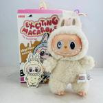 Labubu Macaron Series Plush Dolls - Soymilk