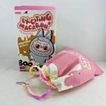 Labubu Macaron Series Plush Dolls - Soymilk
