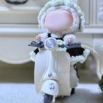 Light-Up Scooter Toy for Labubu with Music