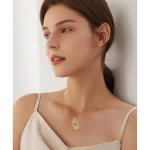 Cute Gold Plated BuBu Necklace for Everyday Wear