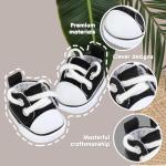 Cute Black Canvas Shoes for Labubu Dolls