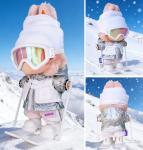 Winter Ski Outfit Set for Labubu Dolls