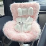 NUJOLI La-bubu Doll Car Seat with Furry Cushion