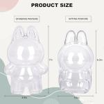 Labubu Doll Protective Case with Keychain and Hooks