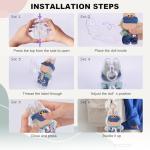 Labubu Doll Protective Case with Keychain and Hooks