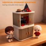 Stackable Doll Closet for Labubu Dolls with Hangers
