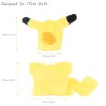 AimatRun 17cm Doll Clothes for Labubu Dress Up